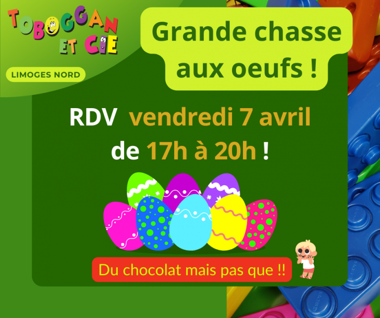 Participez à notre grande chasse aux œufs ! Toboggan & Cie
